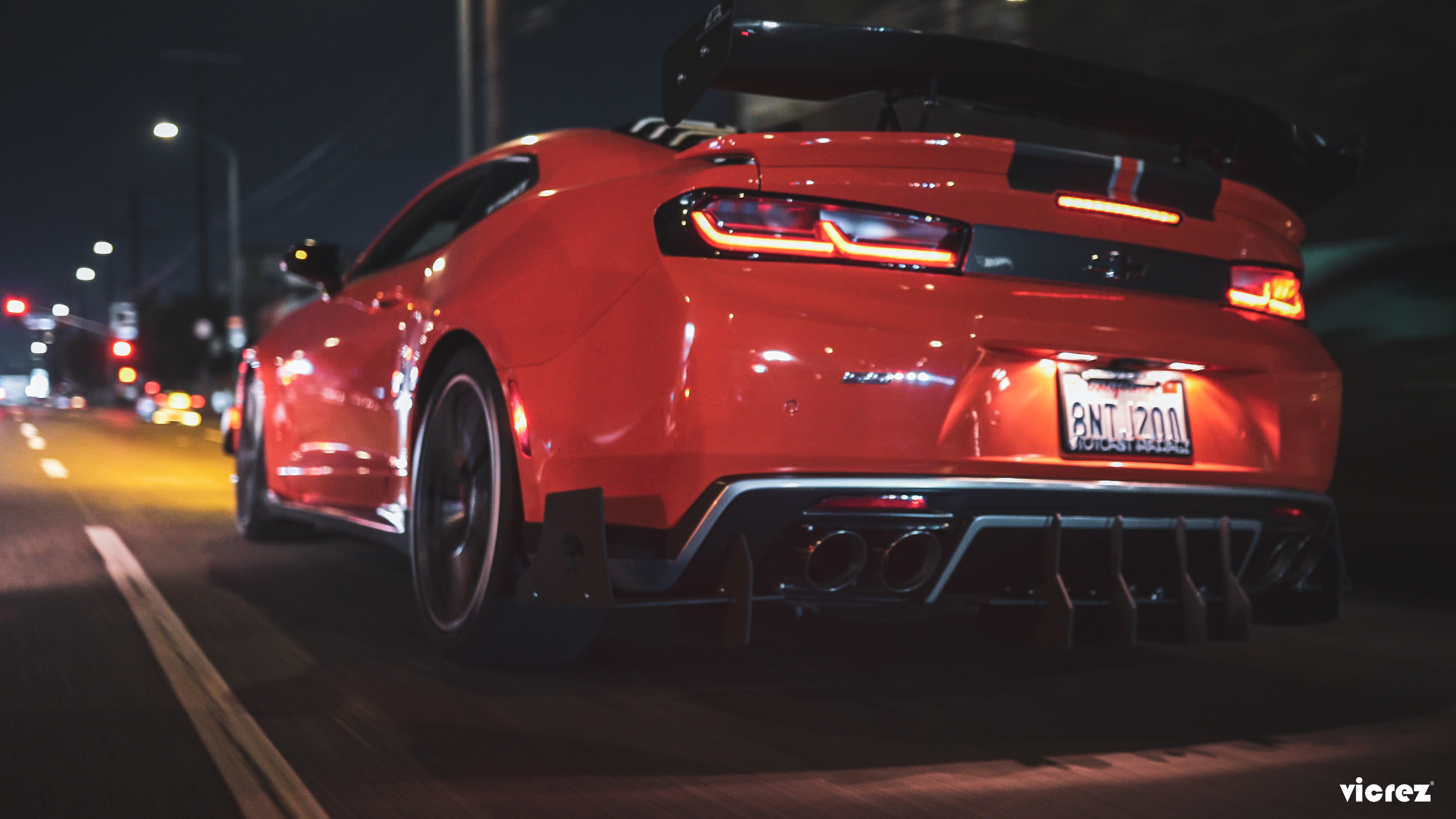 Vicrez Centa VR2 Rear Diffuser vz102138 | Chevrolet Camaro 2016-2020